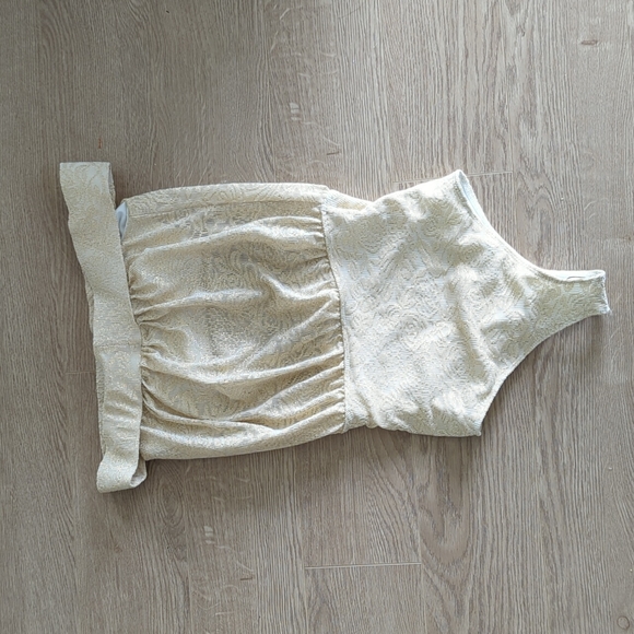 NWT shimmering GOLD Beach Riot Sunset One Piece - Picture 5 of 7